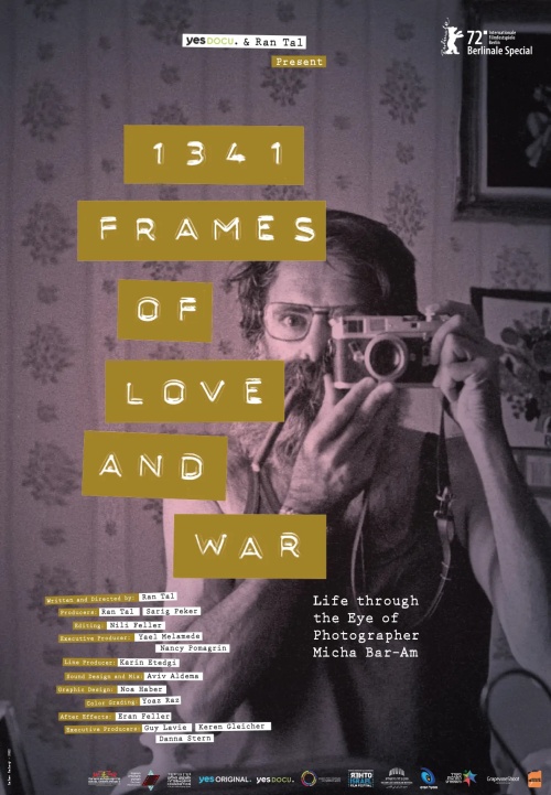 1341 Frames of Love and war film documentaire affiche réalisé par Ran Tal