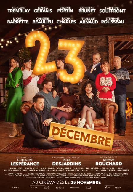 23 Décembre film affiche provisoire réalisé par Miryam Bouchard