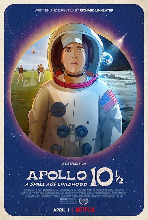 Apollo 10 ½ film d'animation affiche réalisé par Richard Linklater