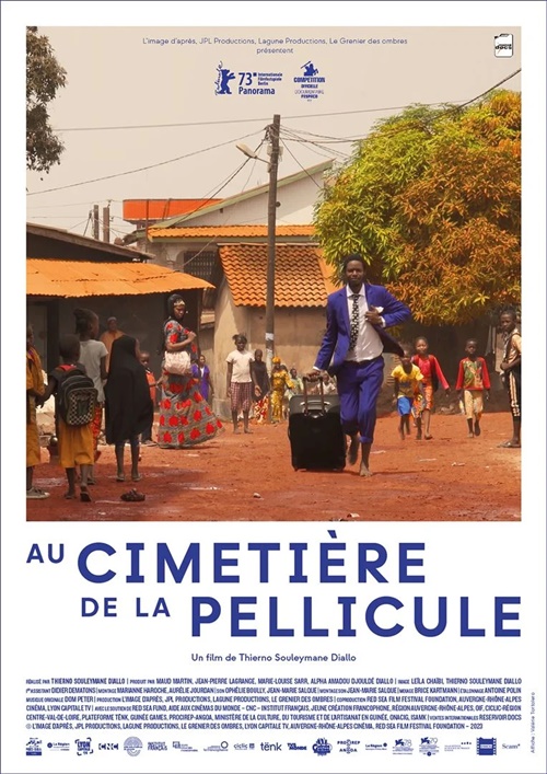 "Au Cimetière de la pellicule" film documentaire affiche réalisé par Thierno Souleymane Diallo
