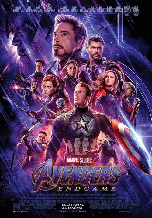 Avengers Endgame film affiche