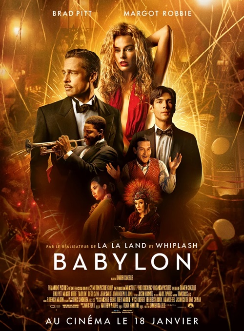 Babylon film affiche réalisé par Damien Chazelle