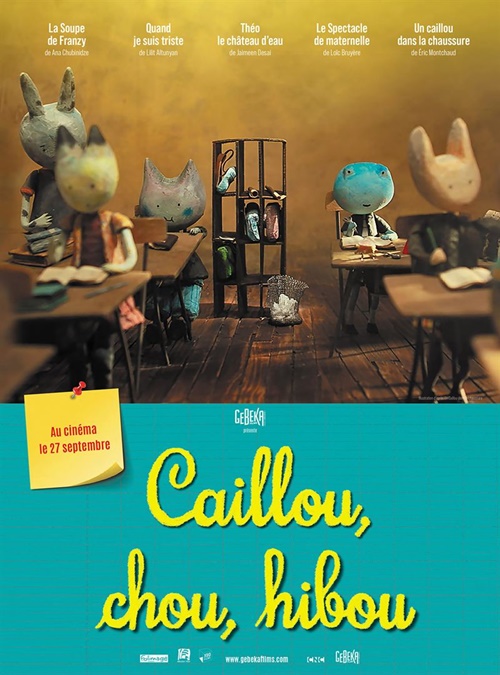 Caillou, Chou, Hibour film animation affiche réalisé par Ana Chubinidze, Lilit Altunyan, Jaimeen Desai, Loïc Bruyère et Éric Montchaud