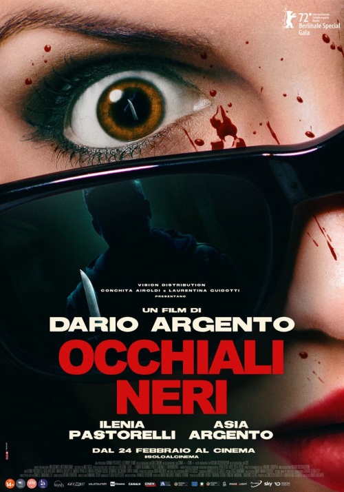 Dark Glasses film affiche provisoire réalisé par Dario Argento