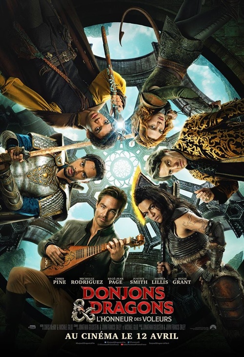 Donjons et Dragons l'honneur des voleurs film affiche réalisé par Jonathan Goldstein et John Francis Daley
