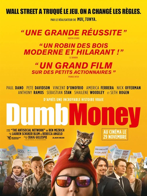 Dumb Money film affiche réalisé par Craig Gillespie