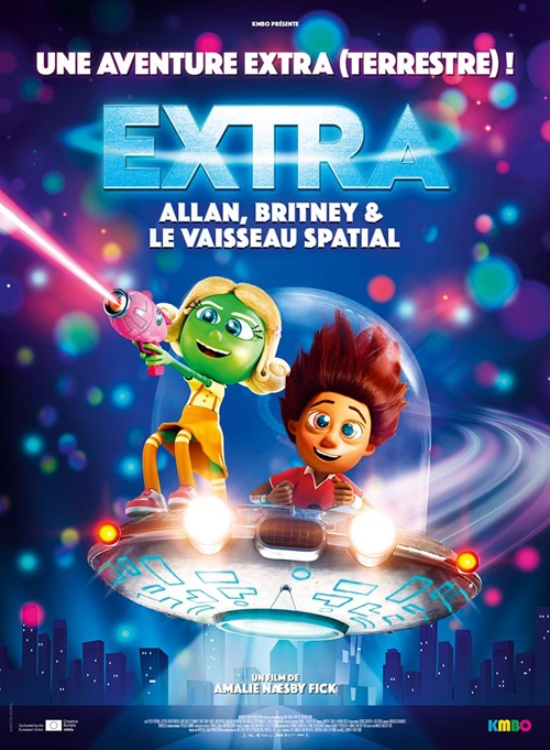 Extra : Allan, Britney et le vaisseau spatial film animation affiche réalisé par Amalie Næsby Fick