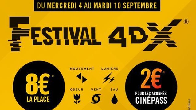 Festival 4DX 2019 Pathe Gaumont image