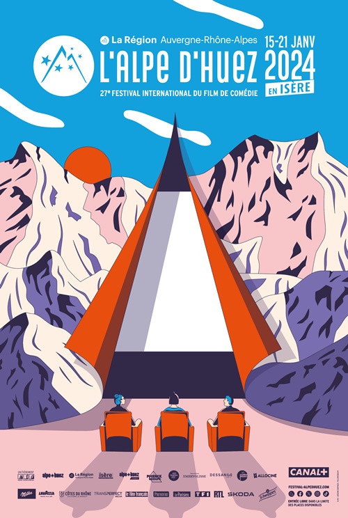 Festival de l'Alpe d'Huez 2024 affiche