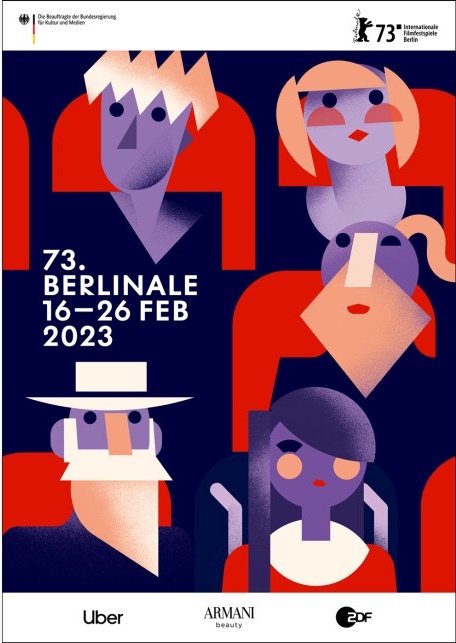 Festival de Berlin 2023 - Berlinale 2023 affiche v1