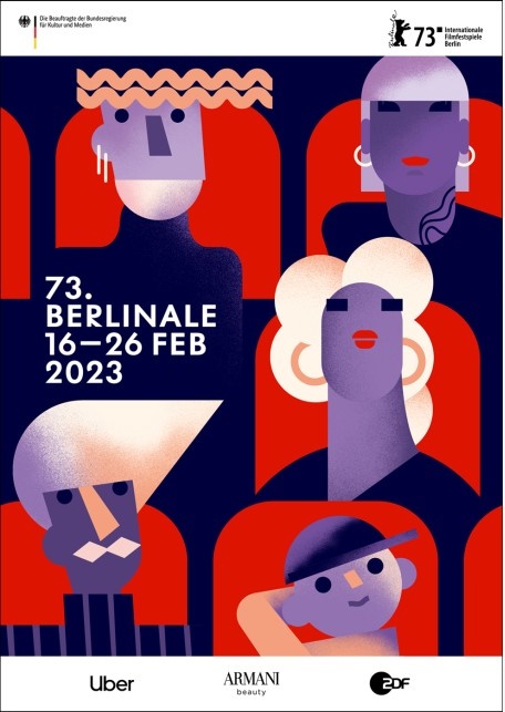 Festival de Berlin 2023 - Berlinale 2023 affiche v3
