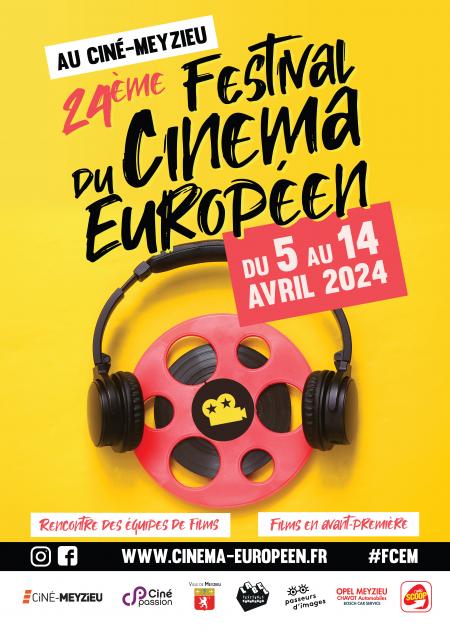 Festival du cinéma européen de Meyzieu 2024 affiche