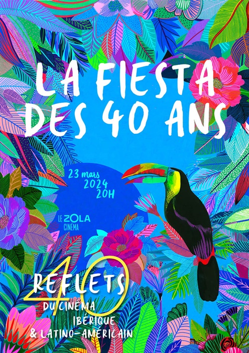 Festival Reflets du cinéma ibérique et latino américain 2024 affiche