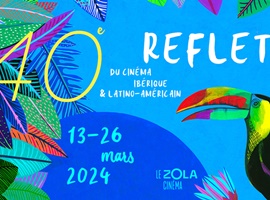Festival Reflets du cinéma ibérique et latino américain 2024 affiche encart