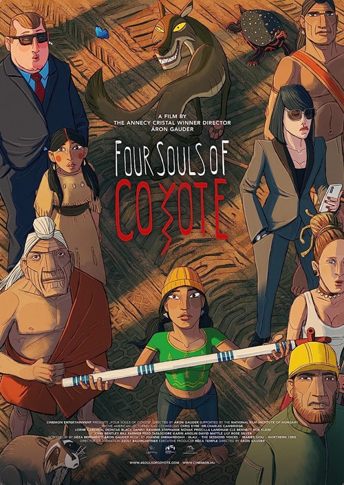 Four Souls fo Coyote film animation affiche provisoire réalisé par Áron Gauder