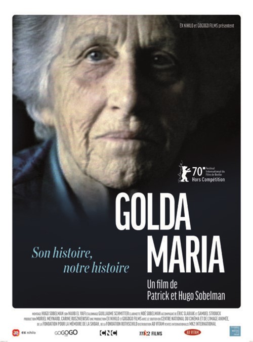 Golda Maria film documentaire affiche définitive réalisé par Patrick Sobelman et Hugo Sobelman