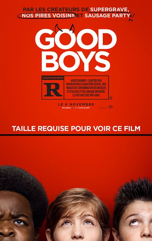 Good boys film affiche