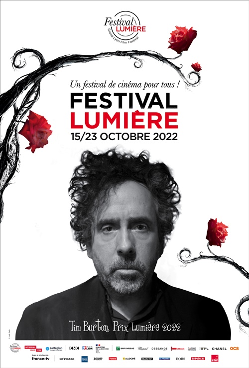 Hommage Tim Burton vu par l'équipe d'Abus de Ciné affiche Festival Lumière 2022