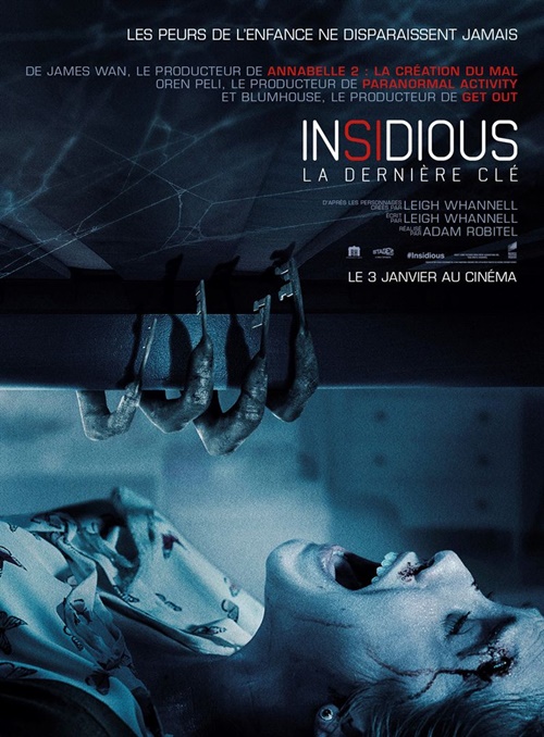 Insidious : la dernière clé film affiche réalisé par Adam Robitel