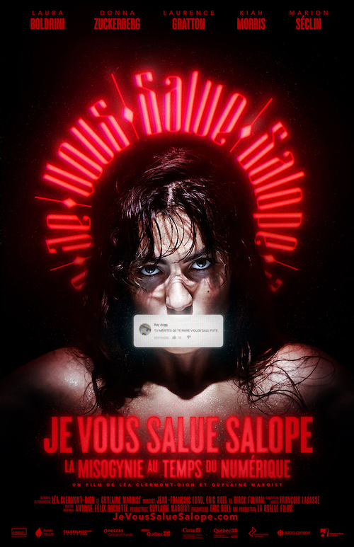 Je vous salue salope film documentaire affiche réalisé par Léa Clermont-Dion et Guylaine Maroist