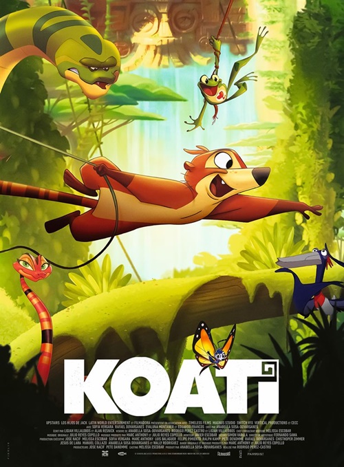 Koati film animation affiche réalisé par Rodrigo Perez-Castro