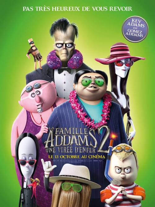 La famille Addams 2 une virée en enfer film animation affiche réalisé par Greg Tiernan et Conrad Vernon