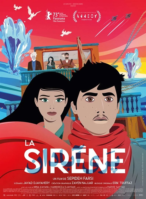 La Sirène film animation affiche réalisé par Sepideh Farsi