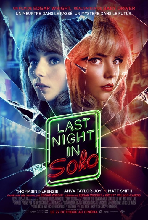 Last Night in Soho film affiche définitive réalisé par Edgar Wright