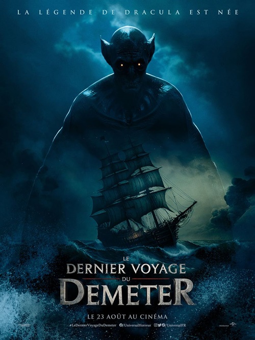 Le Dernier voyage du Demeter film affiche réalisé par André Øvredal