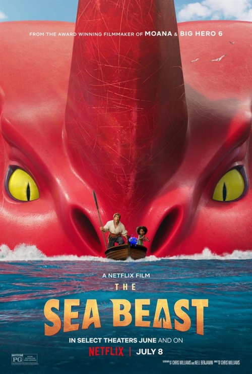 Le monstre des mers film animation affiche réalisé par Chris Williams