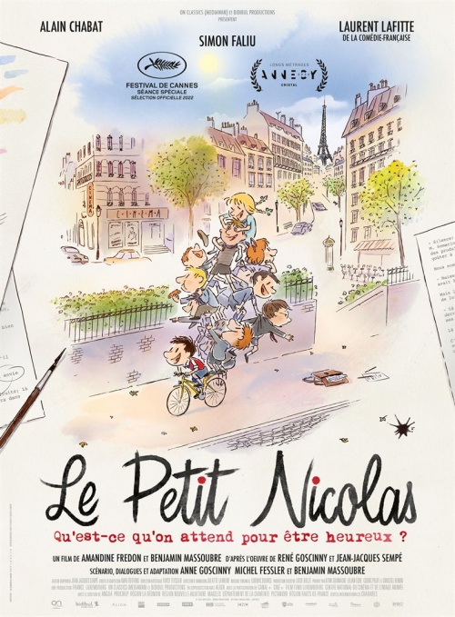 Le petit Nicolas qu'est-ce qu'on attend pour être heureux ? film animation réalisé par Amandine Fredon, Benjamin Massoubre
