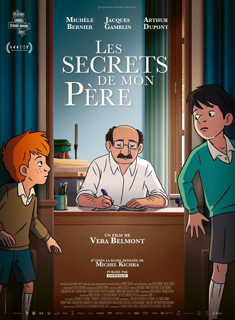 Les secrets de mon père film animation affiche réalisé par Véra Belmont