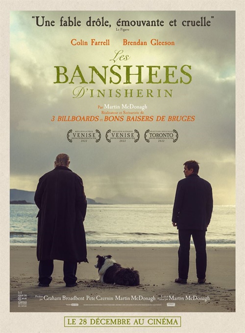 Les Banshees d'Inisherin film affiche réalisé par Martin McDonagh