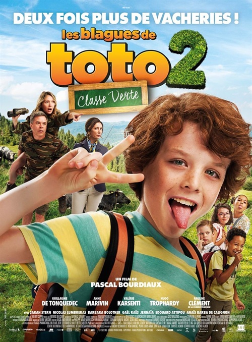 Les Blagues de Toto 2 : classe verte film affiche réalisé par Pascal Bourdiaux