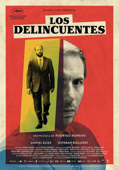 Los Delincuentes film affiche provisoire réalisé par Rodrigo Moreno