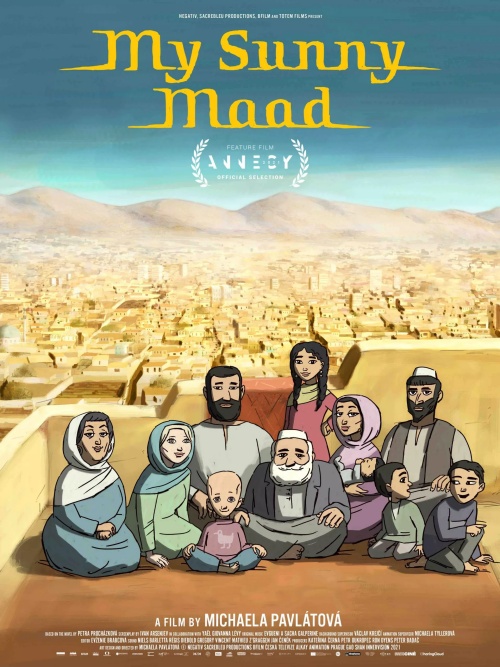 Ma famille afghane film animation affiche provisoire réalisé par Michaela Pavlatova