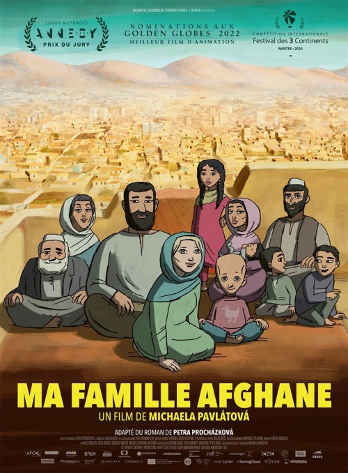 Ma famille afghane film animation affiche réalisé par Michaela Pavlatova