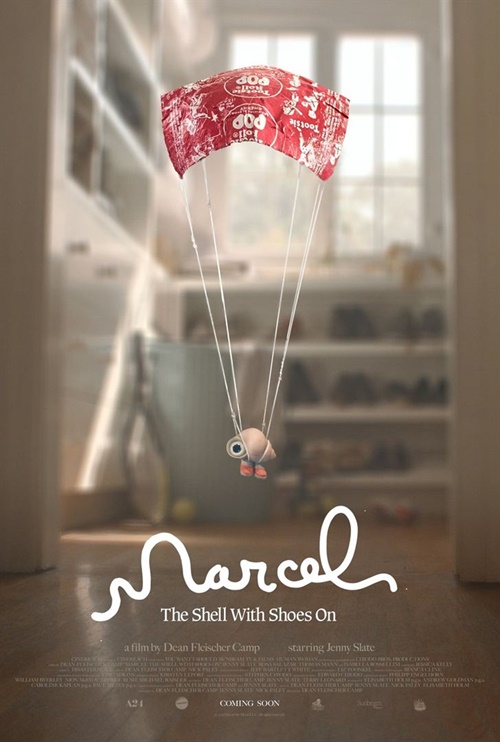 Marcel le coquillage (avec ses chaussures) film animation affiche réalisé par Dean Fleischer-Camp