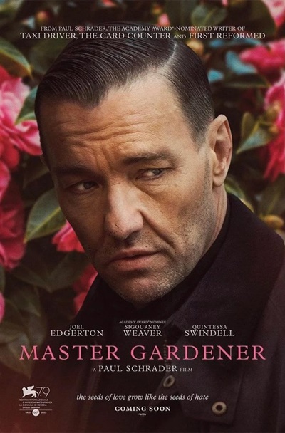 Master Gardener film affiche provisoire réalisé par Paul Schrader