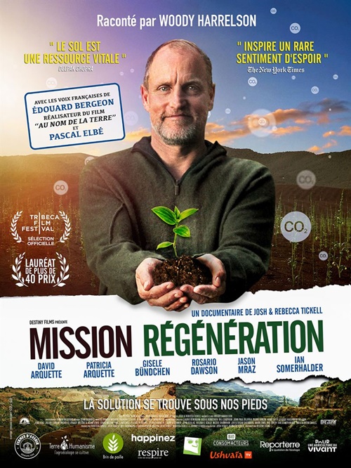 Mission Régénération film documentaire affiche réalisé par Joshua Tickell et Rebecca Harrell Tickell