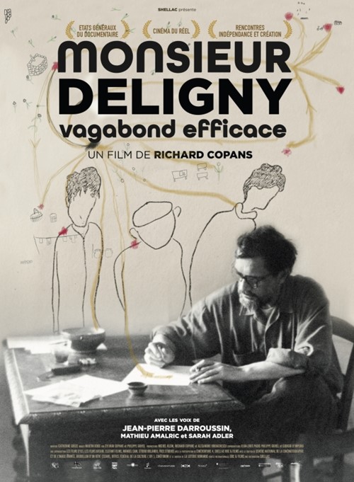 Monsieur Deligny, vagabond efficace film documentaire affiche