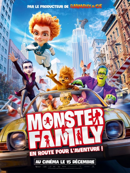 Monster Family : en route pour l'aventure ! film animation affiche réalisé par Holger Tappe