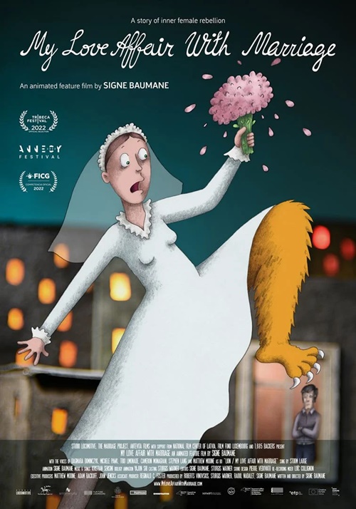 My LOve Affair with Mariage film animation affiche réalisé par Signe Baumane