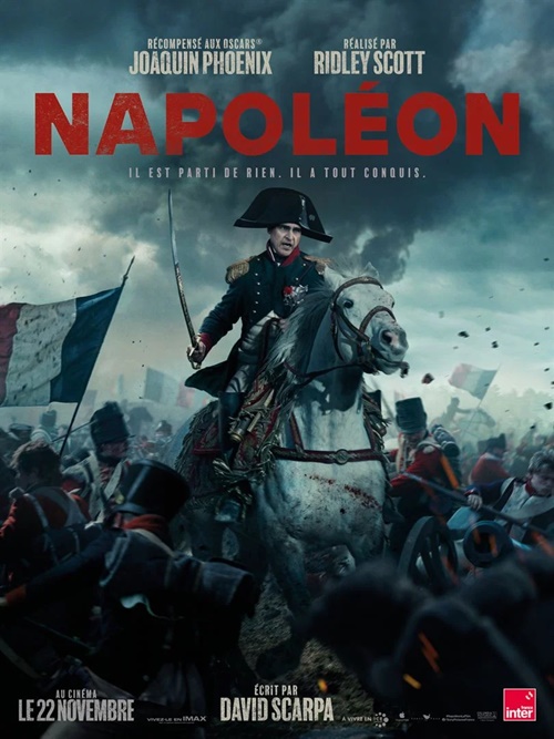 Napoléon film affiche réalisé par Ridley Scott