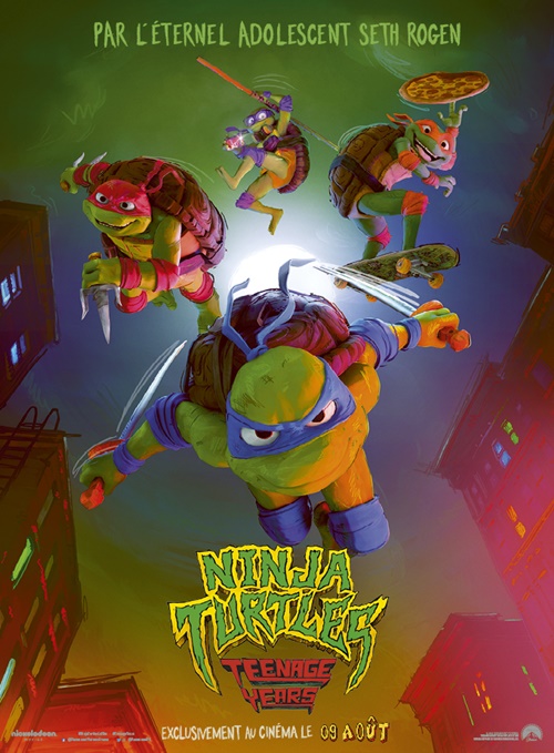 Ninja Turtles : Teengae Years film animation affiche réalisé par Jeff Rowe et Kyler Spears