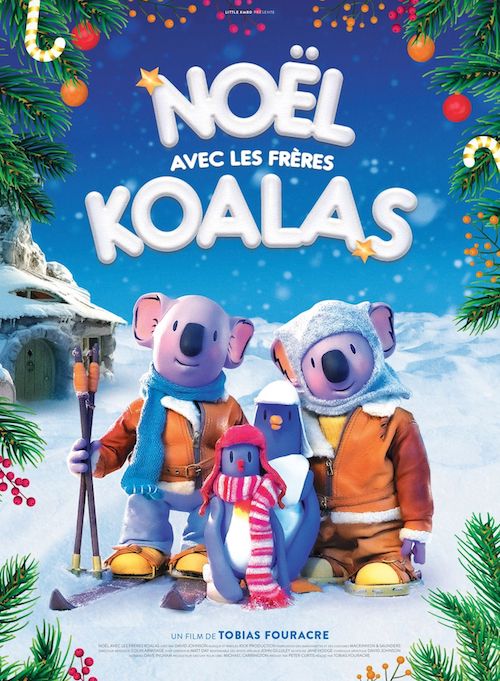 Noël avec les frères Koalas film d'animation affiche réalisé par Tobias Fouracre