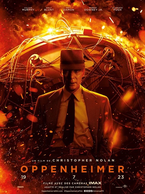 Oppenheimer film affiche réalisé par Christopher Nolan
