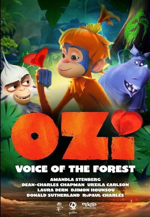Ozi, la voix de la forêt film animation affiche provisoire réalisé par Tim Harper