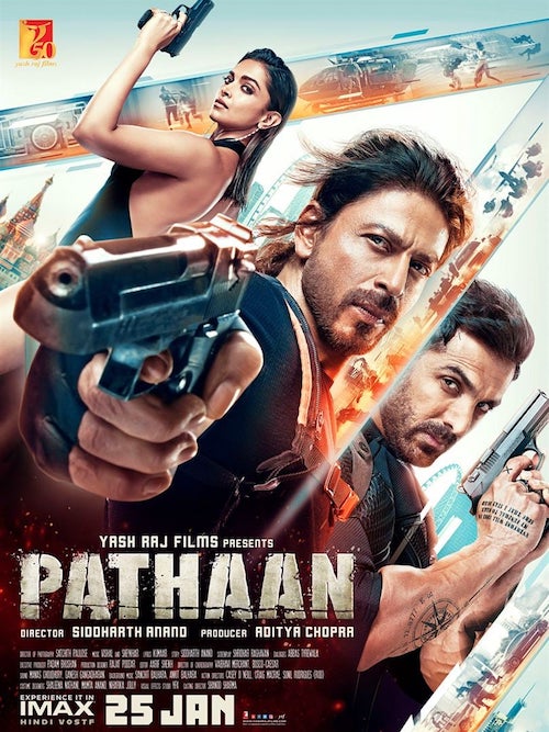 Pathaan film affiche réalisé par Siddharth Anand
