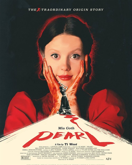 Pearl film affiche provisoire réalisé par Ti West